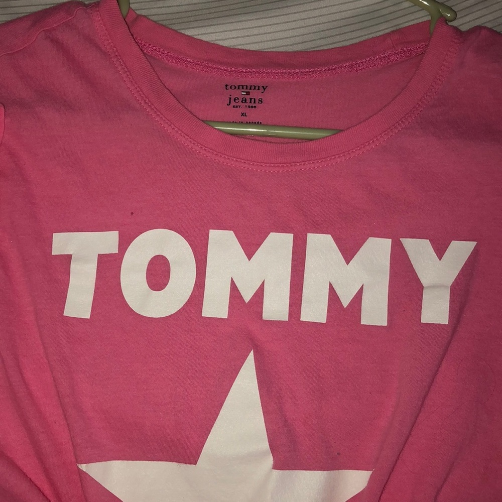 Pink tommy jeans top